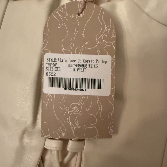 MESHKI MESHKI
Alaia
Lace Up Corset Pu Top - Wheat - Picture 15 of 15